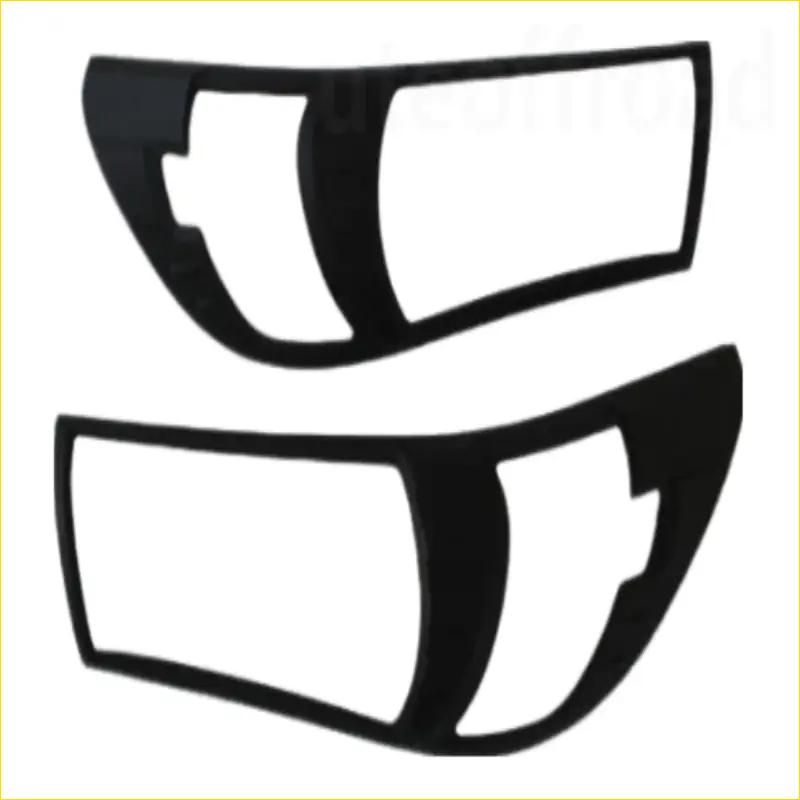 Headlight Covers Toyota Hilux Revo 2015-2020 Matte Black