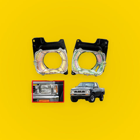 Headlight Housing Bracket Set for Nissan Navara Datsun D21 1986-1997