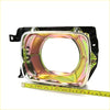 Chrome finished headlight housing with black bracket and iridescent interior for isuzu faster tf tfr bedford brava holden