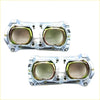 Shiny chrome-plated engine cylinder head gaskets with gold inner rings for nissan datsun ute 720 1980-1986 headlights