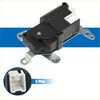 Heater blend door actuator for toyota 4runner 1999-2002 with black plastic body metal brackets and white 5-pin connector
