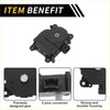 Black plastic heater blend door actuator motor with 5-pin connector and durable housing for toyota sienna 2004-2010