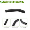 Heater hose for toyota highlander 3.3l 2001-2010 rubber black with smooth curved design and reinforced ends