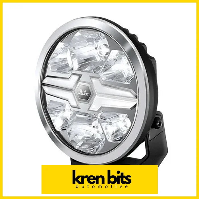 Hella Valuefit Blade 9In Round Driving Light Chrome Led Spotlight