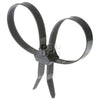 HellermannTyton 1 Piece Dual Clamp Tie Black (Pack of 50)