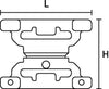 HellermannTyton Twistable Fixing Element For Parallel