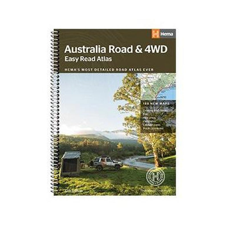 Hema Australia Road & 4WD Atlas Book