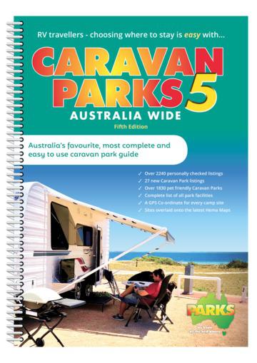 Hema Caravan Parks Australia Wide