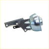 Silver metal turbo vacuum actuator with flanged mount and cylindrical housing for nissan patrol gu y61 zd30 3.0l