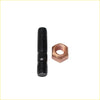 High tensile black threaded exhaust manifold stud bolt with copper hex nut for ford courier wl-t 2.5l engine