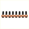 Set of eight copper-colored high tensile exhaust manifold studs for Mitsubishi Triton MR 4N14 with black shafts