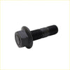 Black coated steel high tensile exhaust manifold stud with hex head and threaded shaft for nissan patrol tb48 4.8l