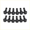 Set of ten black high tensile hex head bolts with threaded shafts for nissan patrol tb48 exhaust manifold stud kit
