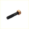 Black threaded bolt with hexagonal brass-colored head from high tensile turbo charger stud kit for ford courier wl-t 2.5l