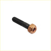 Black threaded bolt with copper hex nut from high tensile turbo charger stud kit for ford courier wl-t 2.5l