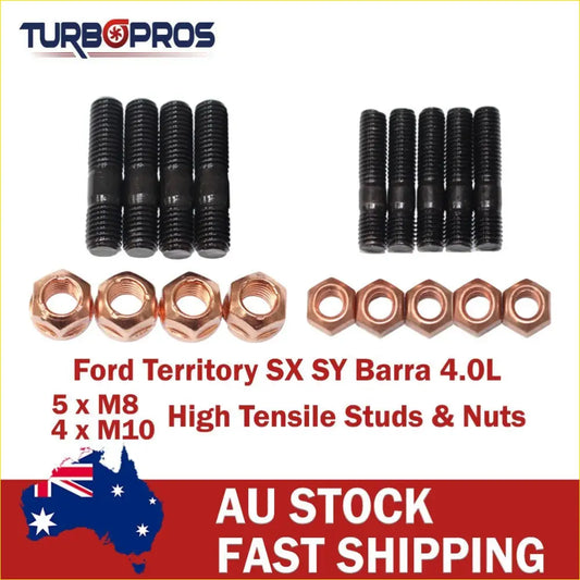 High Tensile Turbo Charger Stud Kit for Ford Territory SX SY Barra - & Performance