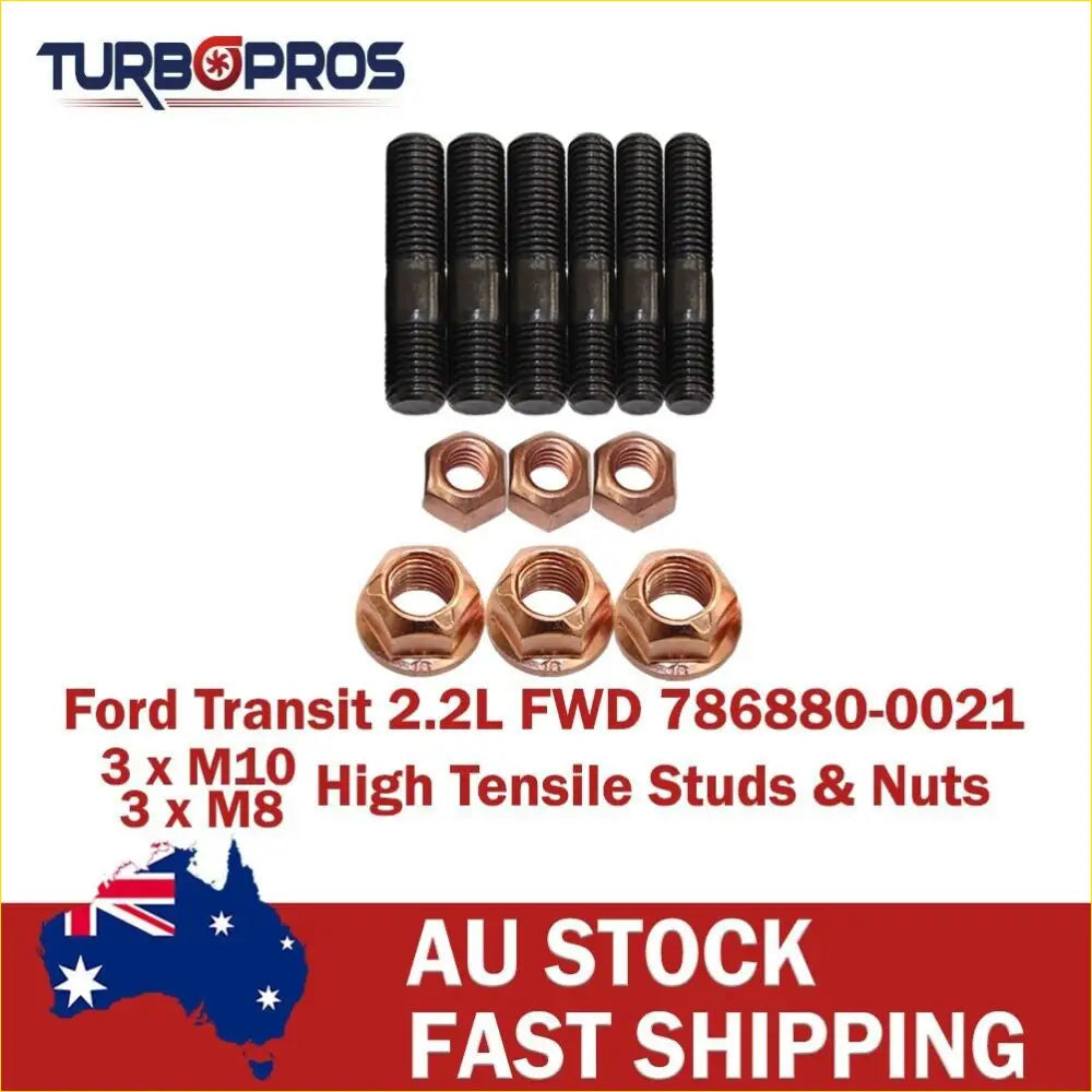 High Tensile Turbo Charger Stud Kit for Ford Transit 2.2L FWD - & Performance