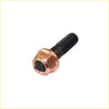 High tensile turbo charger stud kit with copper hexagonal wheel bolt and black threaded shaft for ford transit 2.2l fwd