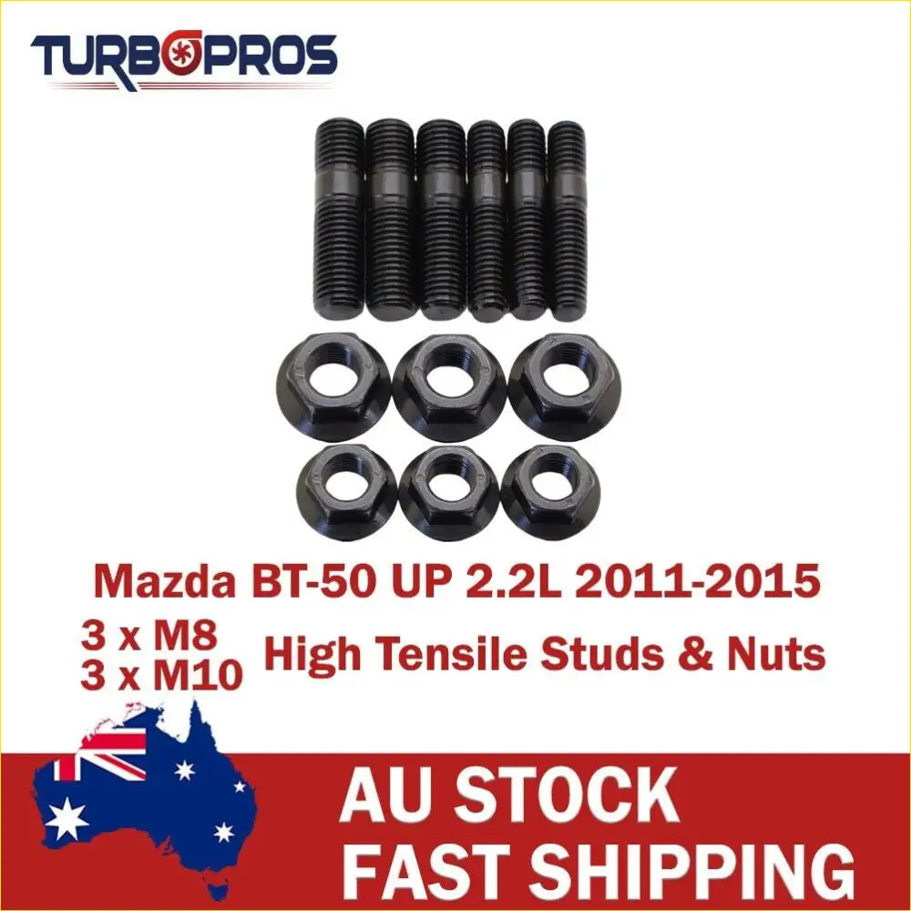 High Tensile Turbo Charger Stud Kit for Mazda BT-50 up 2.2L - & Performance