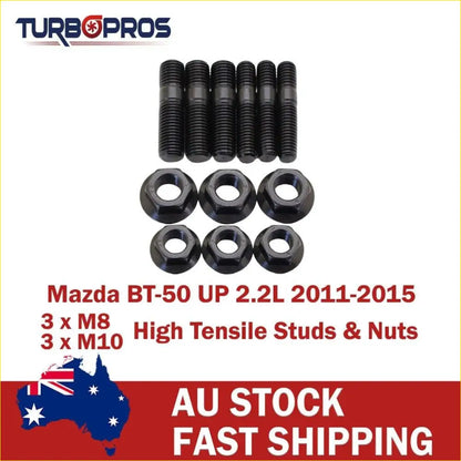 High Tensile Turbo Charger Stud Kit for Mazda BT-50 up 2.2L - & Performance