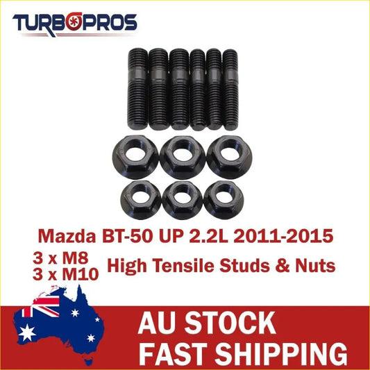 High Tensile Turbo Charger Stud Kit for Mazda BT-50 up 2.2L - & Performance