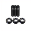 Set of three black coated steel high tensile bolts and hex nuts for turbo charger stud kit mitsubishi pajero 4m41 3.2l vt12