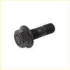 Black coated steel lug bolt with hex head and threaded shaft from high tensile turbo stud kit for mitsubishi pajero 4m41 3.2l