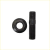 Black coated high tensile metal bolt and flange nut assembly for mitsubishi pajero nm np 4m41 3.2l turbo stud kit