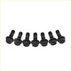 Black hexagonal head high tensile bolts with threaded shafts for mitsubishi triton mn 4d56 2.5l 2wd turbo stud kit