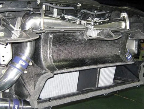 HKS 09 Nissan GTR R35 2 Core FMIC includes Carbon Air Duct and Full Piping Kits