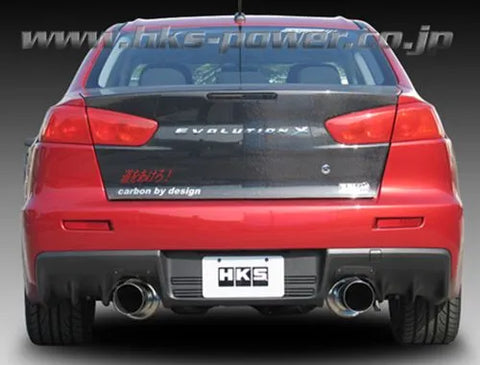HKS 08-09 Evo 10 Hi-Power Dual Tip Catback Exhaust