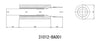 HKS Universal Carbon-Ti Cat-back Exhaust - 170mm Shell/75mm Diameter