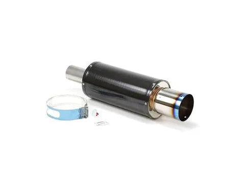 HKS Universal Carbon-Ti Cat-back Exhaust - 170mm Shell/75mm Diameter