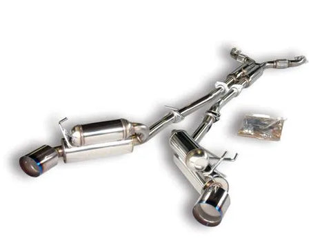 HKS 03-06 350z Dual Hi-Power Titanium Tip Catback Exhaust (image 2)