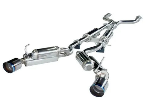 HKS 08 Infiniti G37 Coupe Dual Hi-Power Titanium Tip Catback Exhaust (image 2)