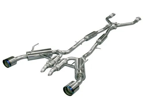 HKS Infiniti Q50 Hybrid VQ37 Dual Hi-Power Titanium Tip Catback Exhaust