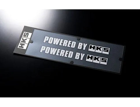 HKS STICKER POWERED BY W200 WHITE