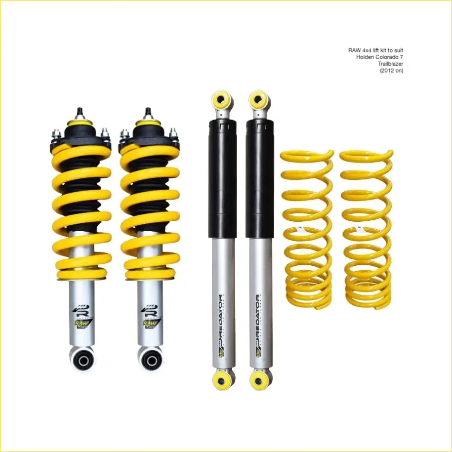 Holden Colorado 7 Trailblazer (2012 on) - Raw Predator Lift Kit