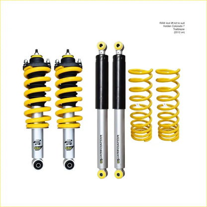 Holden Colorado 7 Trailblazer (2012 on) - Raw Predator Lift Kit