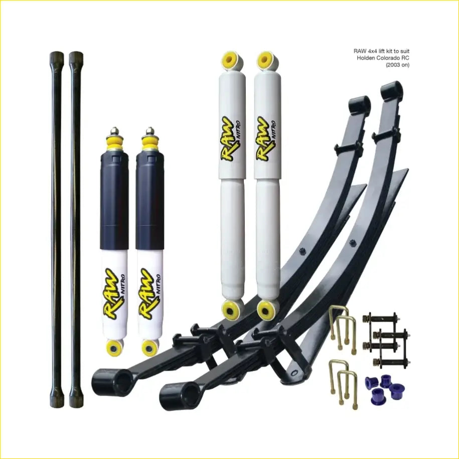 Holden Colorado RC (07/2008 on) - Raw Nitro Lift Kit