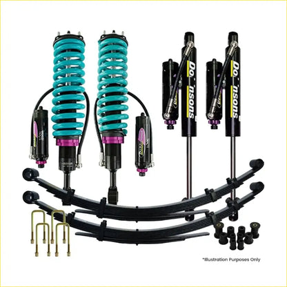 Holden Colorado RG (05/2012 on) - Dobinsons Monotube Remote Reservoir - Greasable Pins & Shackles