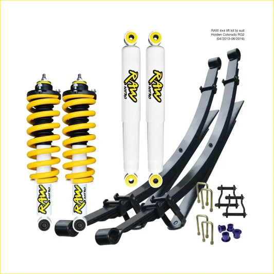 Holden Colorado RG II (04/2013 - 06/2016) - Raw Nitro Lift Kit