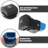 Backside of black plastic hole expansion port switch sensor with blue 5-pin connector for toyota vehicles