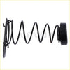 Black metal coil spring hood up spring for jeep wrangler jk 2007–2018 with flat end cap and hook on opposite side