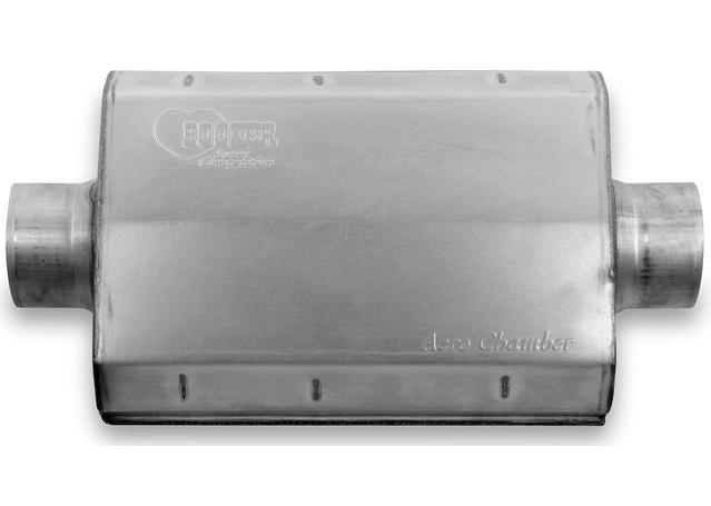 Hooker Aero Chamber Muffler 3.5in. Centre Inlet/Centre