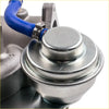 Silver metallic egr valve with blue hose clamp on top for ht18-2 turbo turbocharger ford maverick 4.2l d td42t 1988-1994