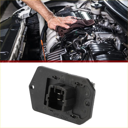 Black plastic engine coolant temperature sensor with molded mounting holes and rectangular connector for toyota highlander