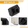 Black abs plastic car window switch module with rectangular housing and electrical contacts for Toyota Scion tc use
