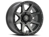 ICON Vehicle Dynamics Rebound 17x8.5 5x150 25mm Offset 5.75in BS 110.1mm Bore Titanium Wheel