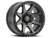 ICON Vehicle Dynamics Rebound 17x8.5 5x150 25mm Offset 5.75in BS 110.1mm Bore Titanium Wheel